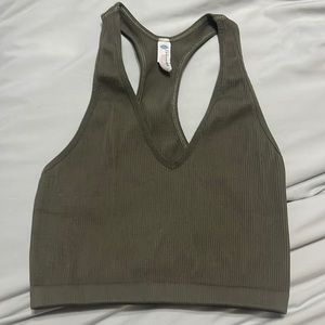 FREE PEOPLE MOVEMENT OLIVE TOP